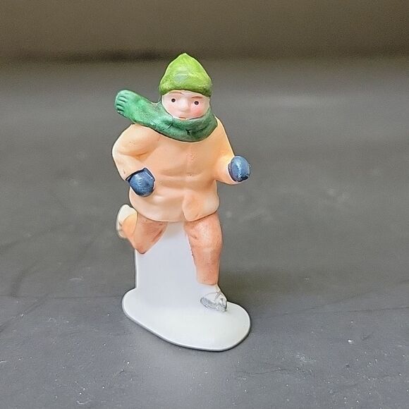 Department 56 CHILDE POND AND SKATERS Set of 4 Dickens Heritage Village 5903-0 - Picture 12 of 12